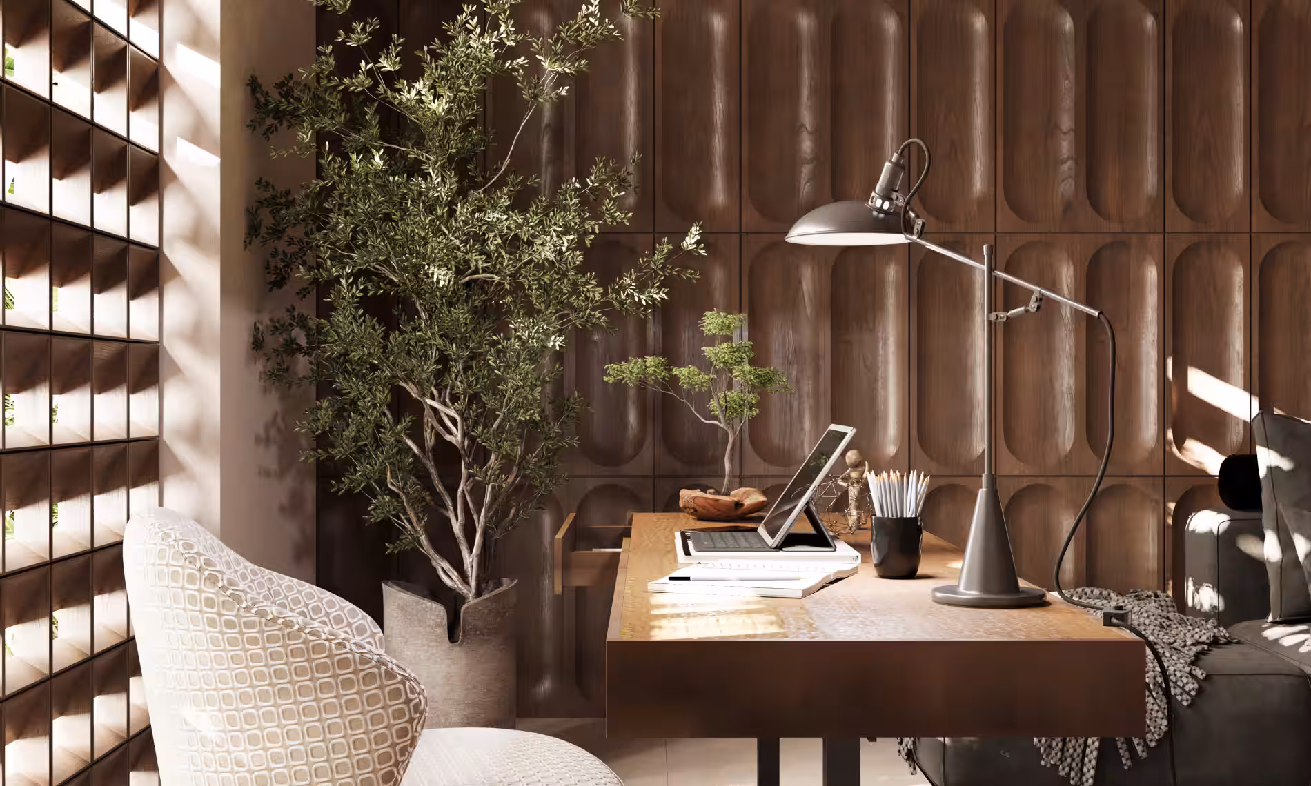 Working from home office. High Value home insurance